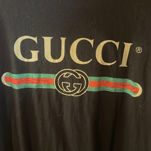 EUC Gucci distressed T-shirt - Picture 2 of 6